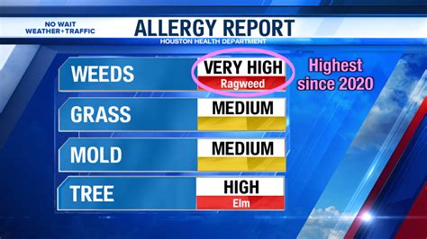 Pollen Breakdown covers specific pollens like ragweed, while Todays Pollen Count tracks ALL pollen. . Allergy index today
